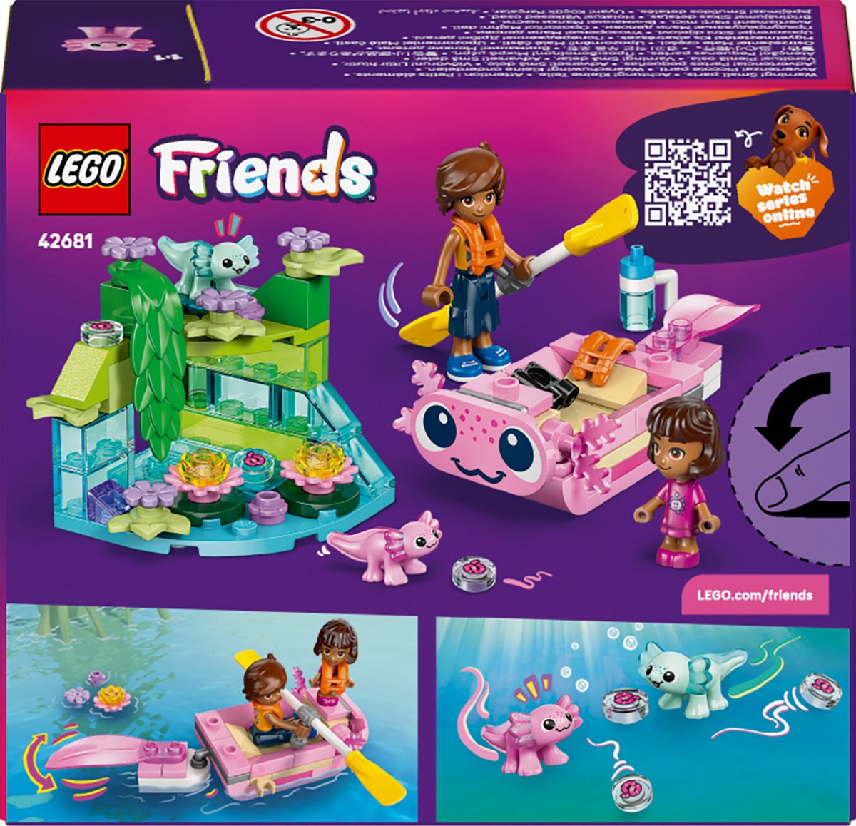 LEGO Friends Axolotl avontuur boot bouwset - speelgoed - 42681 — afbeelding 20