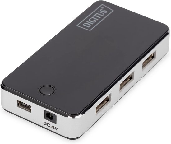 4-Poorts USB 2.0 Hub Spider High-Speed 480 Mbit/s Wit — afbeelding 2