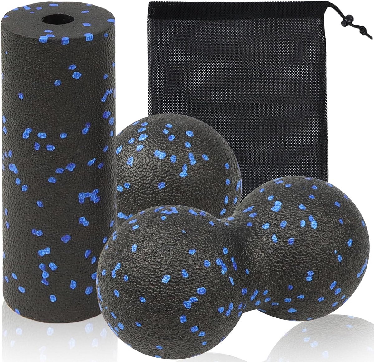 Fascia Roller en Massagebal Set voor Diepe Weefselmassage en Pijnverlichting