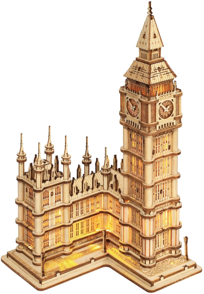 Big Ben Bouwpakket Robotime DIY Miniatuur Knutselen