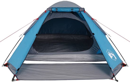 vidaXL Koepeltent - 2-persoons - Waterdicht - Blauw Kampeertent - Koepeltent - Tent - Buitenleven - Camping van Vidaxl — afbeelding 4