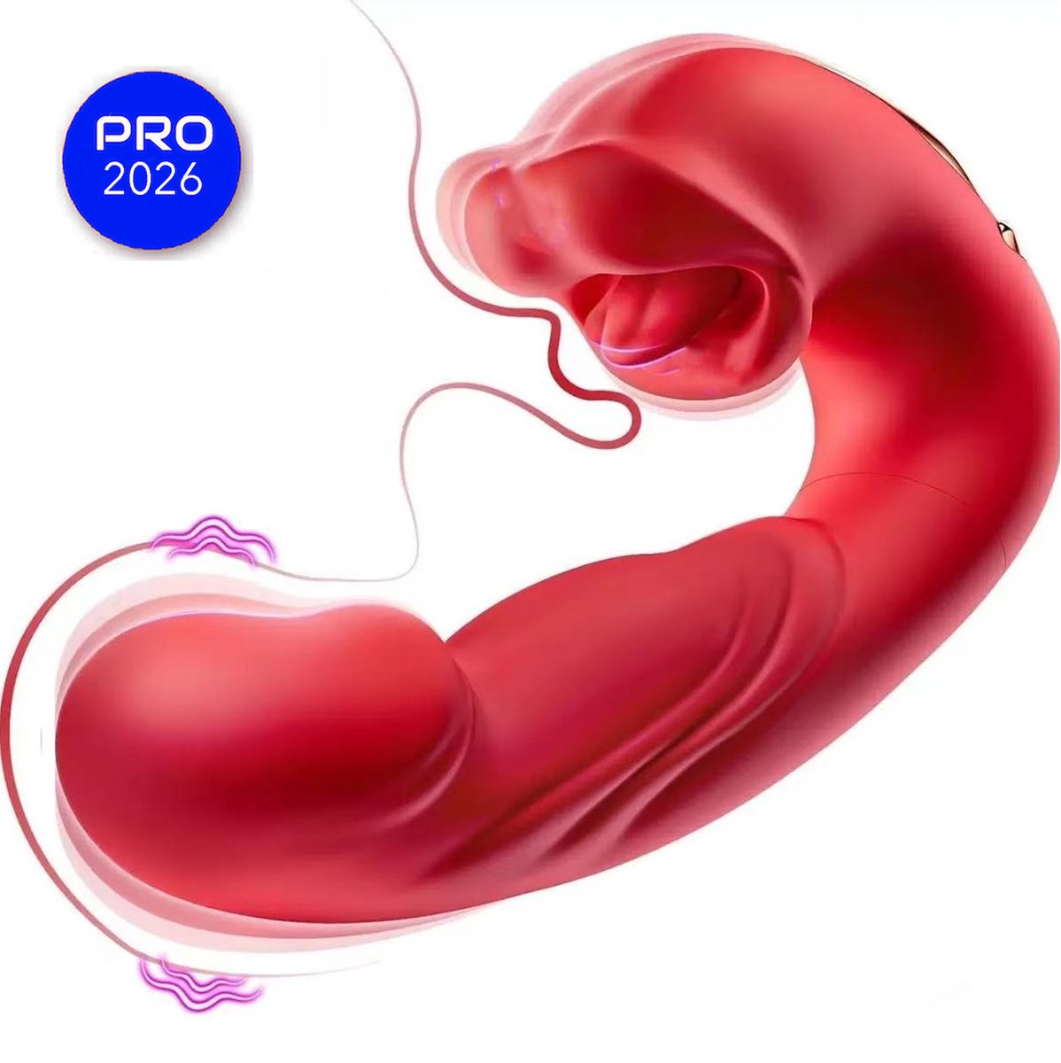 Vibrator | Explosie Van Genot - Dildo - 3 In 1 Dildo Vibrator Voor Vrouwen – G-Spot & Clitoris Stimulator – Rabbit Vibrator – Sex Toys Voor Koppels – Seksspeeltjes voor Mannen
