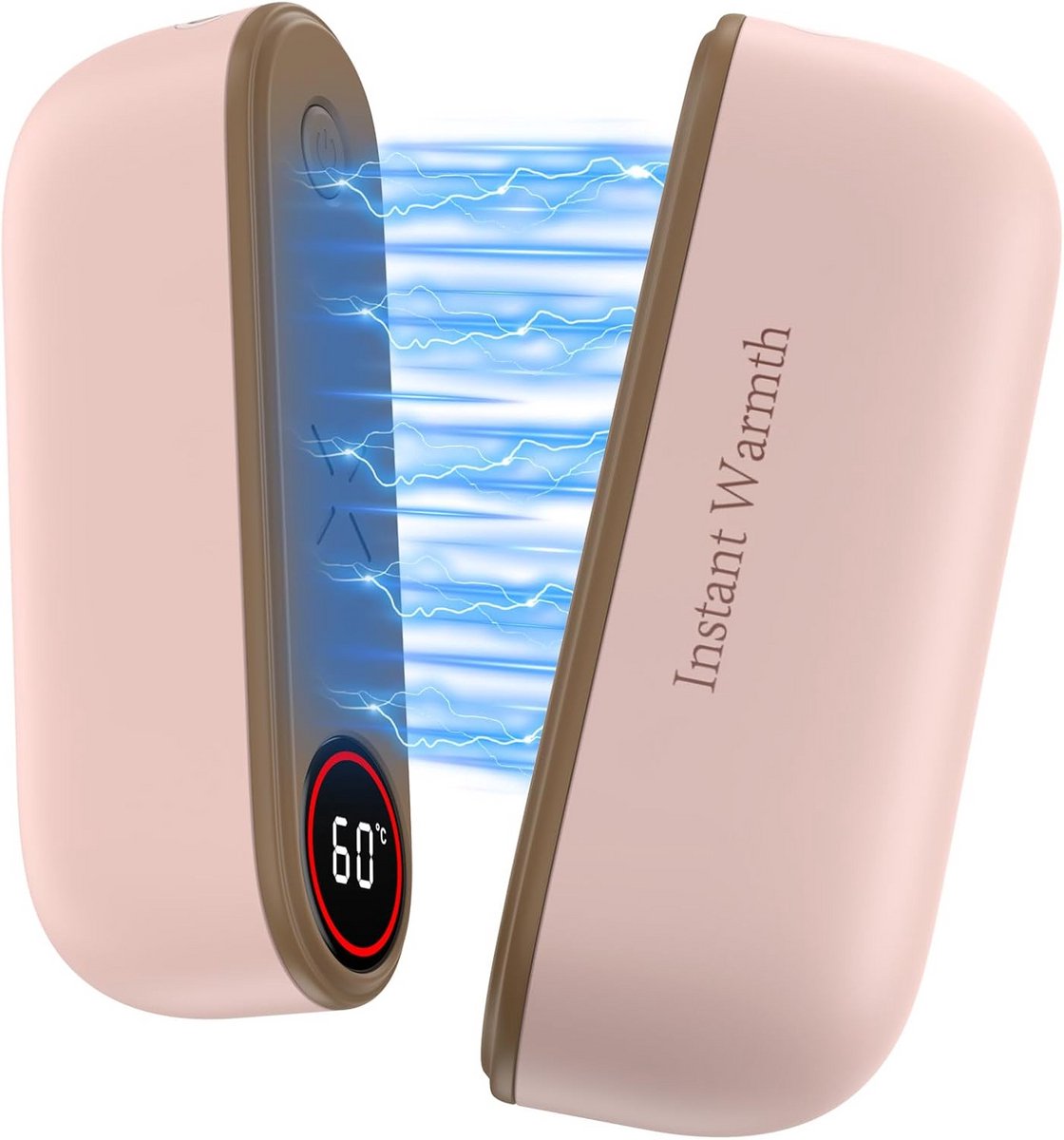 Oplaadbare Handwarmers – 2 Stuks Elektrisch met 8000mAh en 3 Warmtestanden tot 60°C