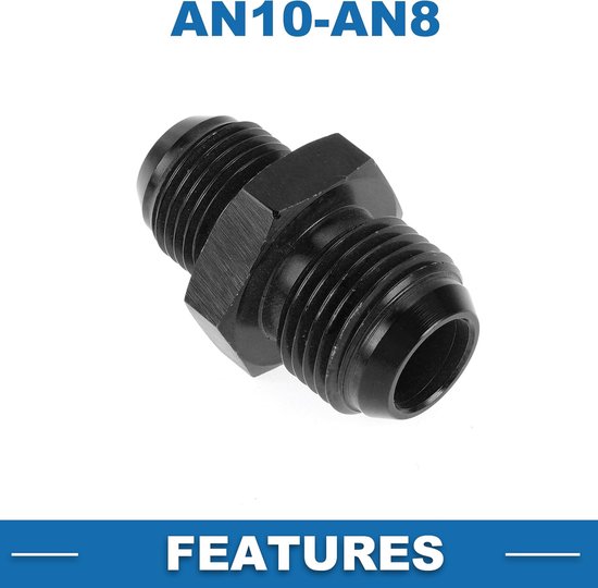 Flare Reducer Hose Fitting Adapter AN10-AN8 - Fuel Line Connector ...