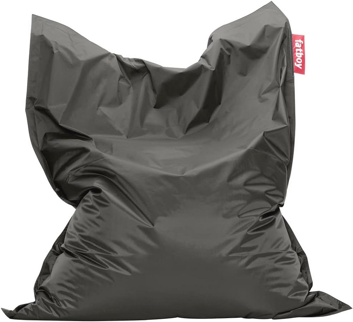 Classic Dark Grey Nylon Bean Bag - Indoor Seating Cushion 180 x 140 cm