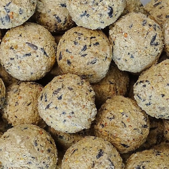 Mezenbollen Vogelvoer Zonder Net 100 stuks ca.90g