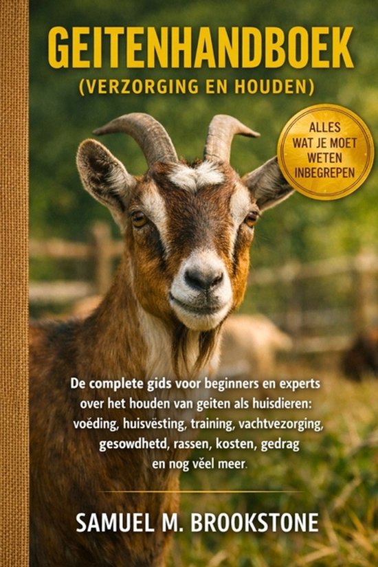 Geitenhandboek (verzorging en houden) - cover