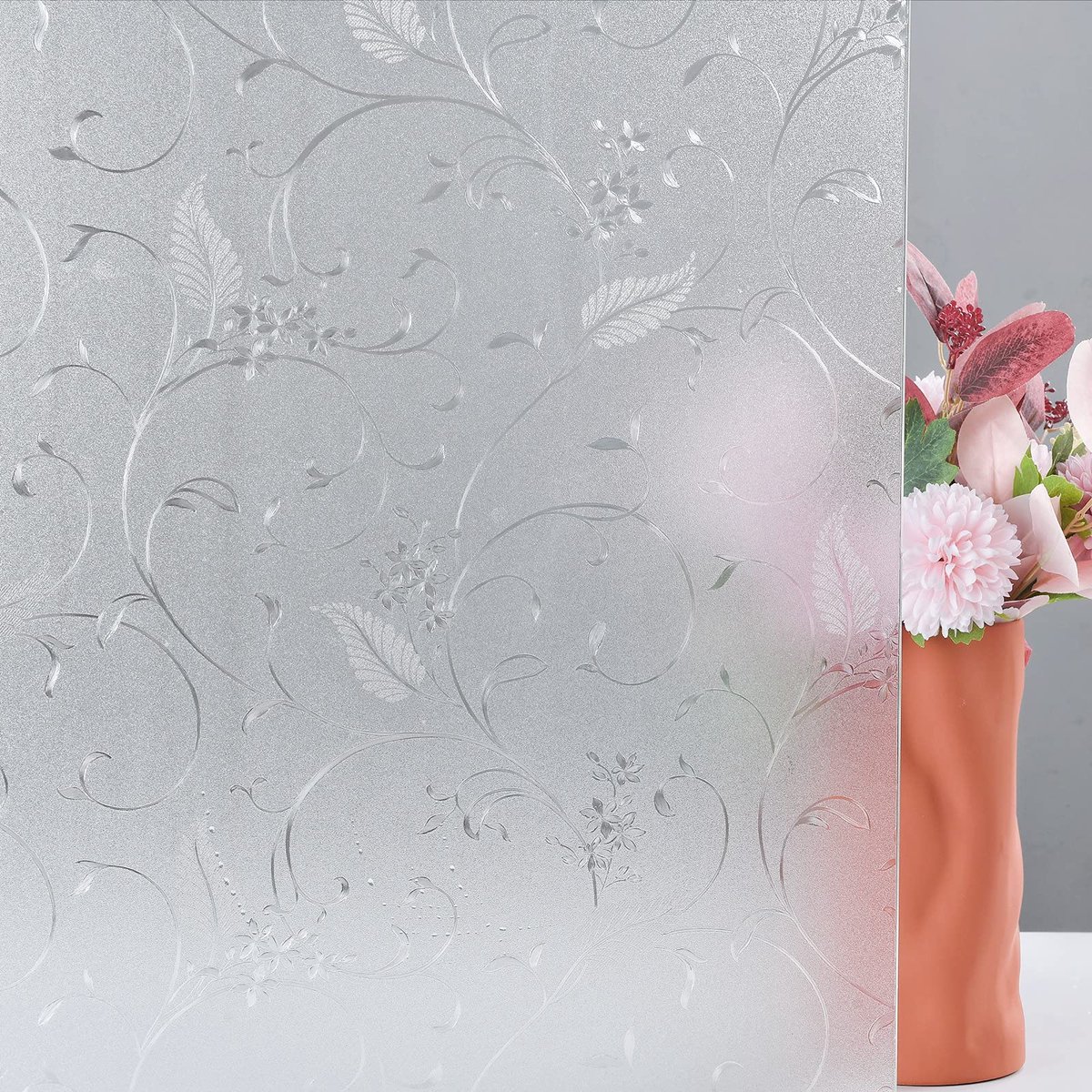 Imperatoris Zelfklevende Raamfolie – Matglas Raamfolie / Inkijkwerende Privacyfolie – Voor Ramen en Glazen Deuren – Screenprotector – Eenvoudig Aan te Brengen – 44cm x 200cm Transparent
