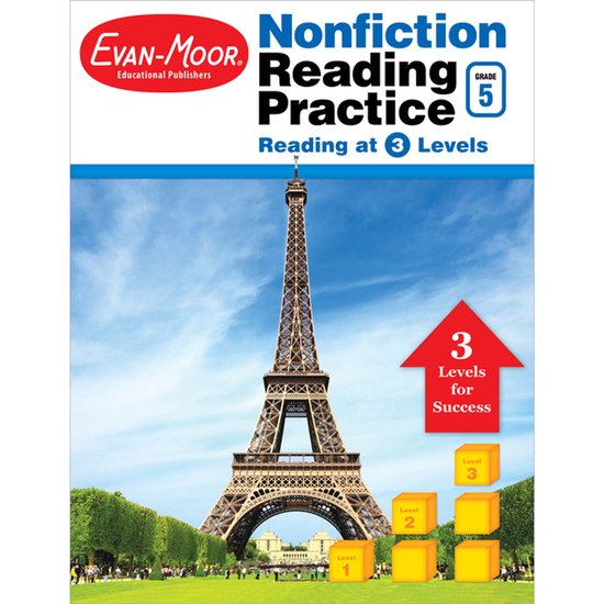 Nonfiction Reading Practice, Grade 5 - cover