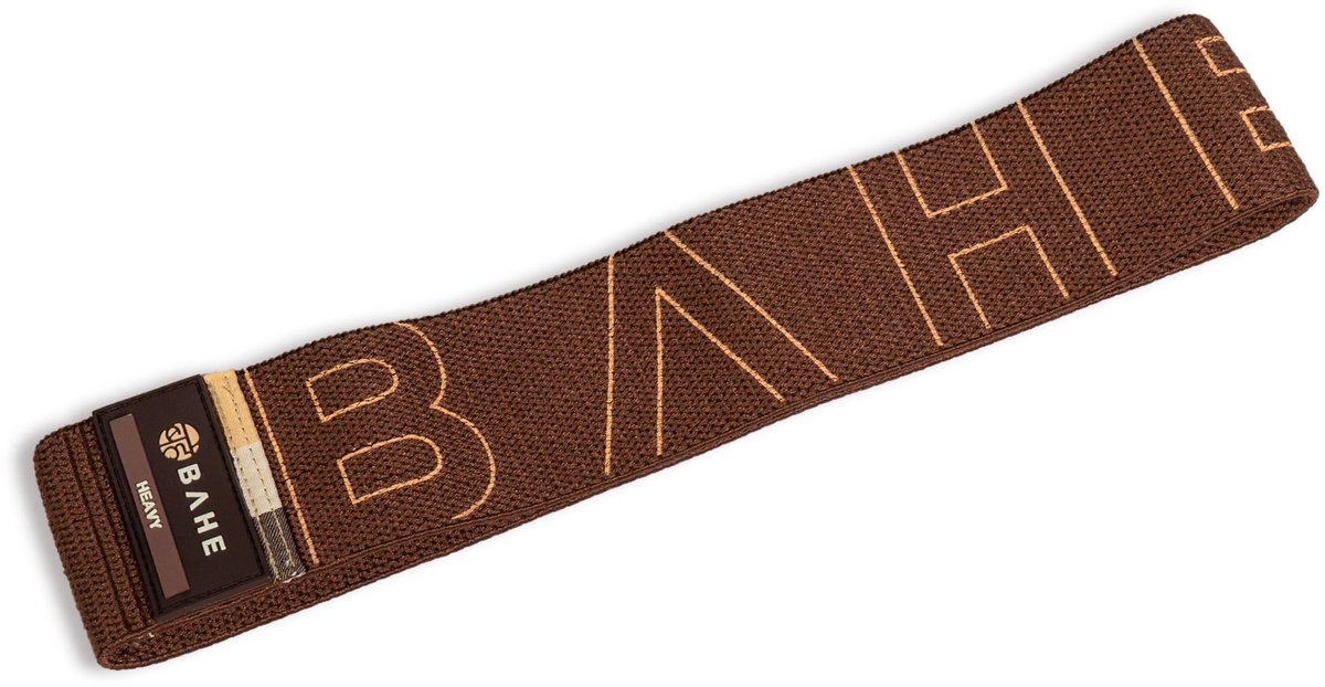 BAHE Flowloop Luxe - Stoffen Weerstandsband - Level Heavy - Resistanceband Machine Washable - Cinnamon