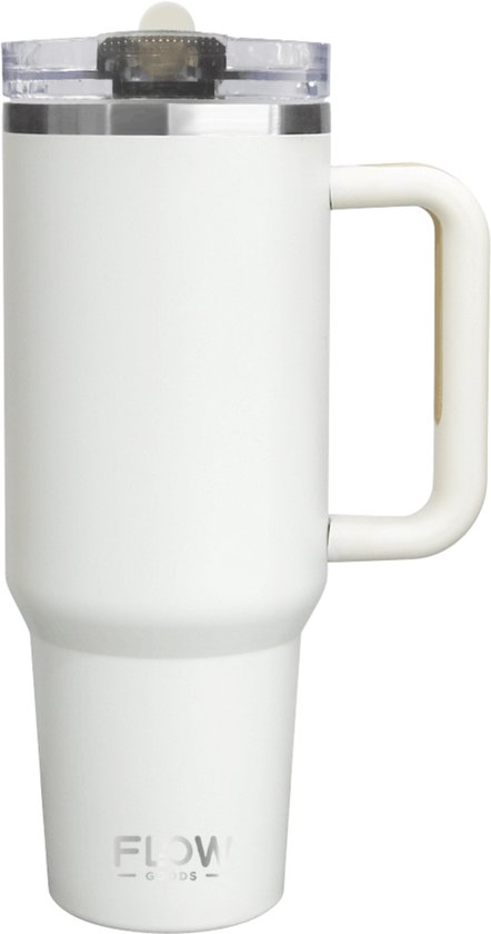 STANLEY Quencher H2.0 FlowState Gobelet Isotherme En Acier Inoxydable, Avec Couvercle Et Paille Pour Eau The Glace Ou Cafe Frappe Aux Fruits Et Bien Plus Encore Quartz Rose 118 L