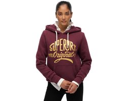 Superdry - MFG Original Metallic Hoodie - Dames - Hoodies