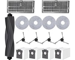 15-delige accessoireset - geschikt voor MOVA P10 Pro Ultra - P10 Ultra - Dreame L40 Ultra - X40 Ultra - X40 Master robotstofzuigers