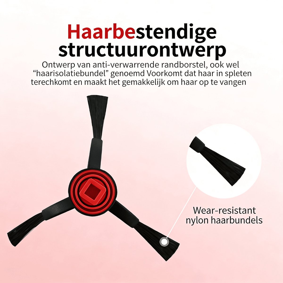 13 stuks Reserveonderdeel accessoires - geschikt voor Eufy Omni E25 - Eufy Omni E28 robotstofzuigers - 1 hoofdborste & 4 stofzakken & 6 zijborstels & 2 rolmops — afbeelding 3