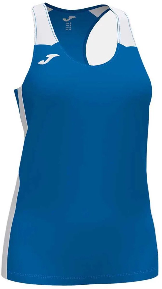 Joma Record Ii Mouwloos T-shirt Wit,Blauw M Vrouw