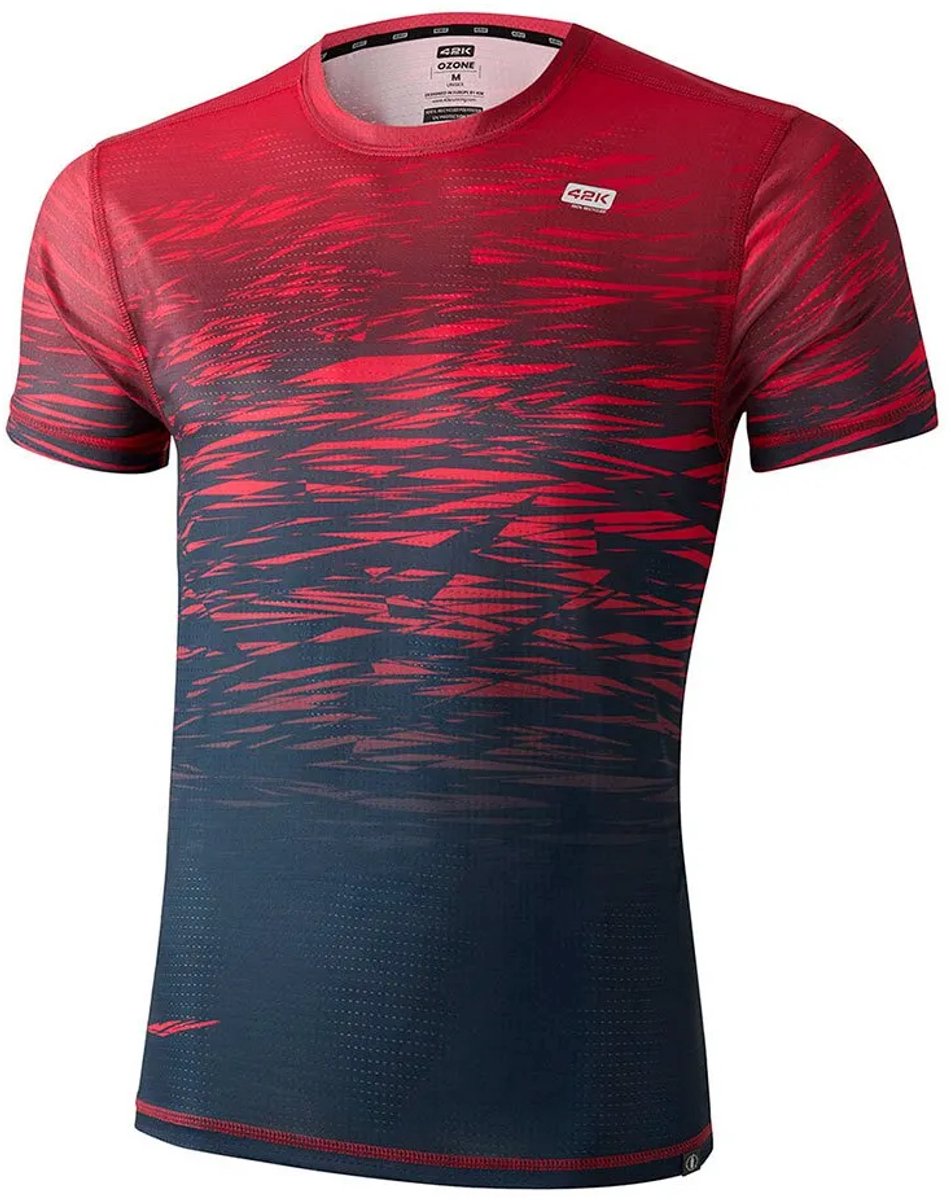 42k Running Ozone T-shirt Met Korte Mouwen Rood 2XL