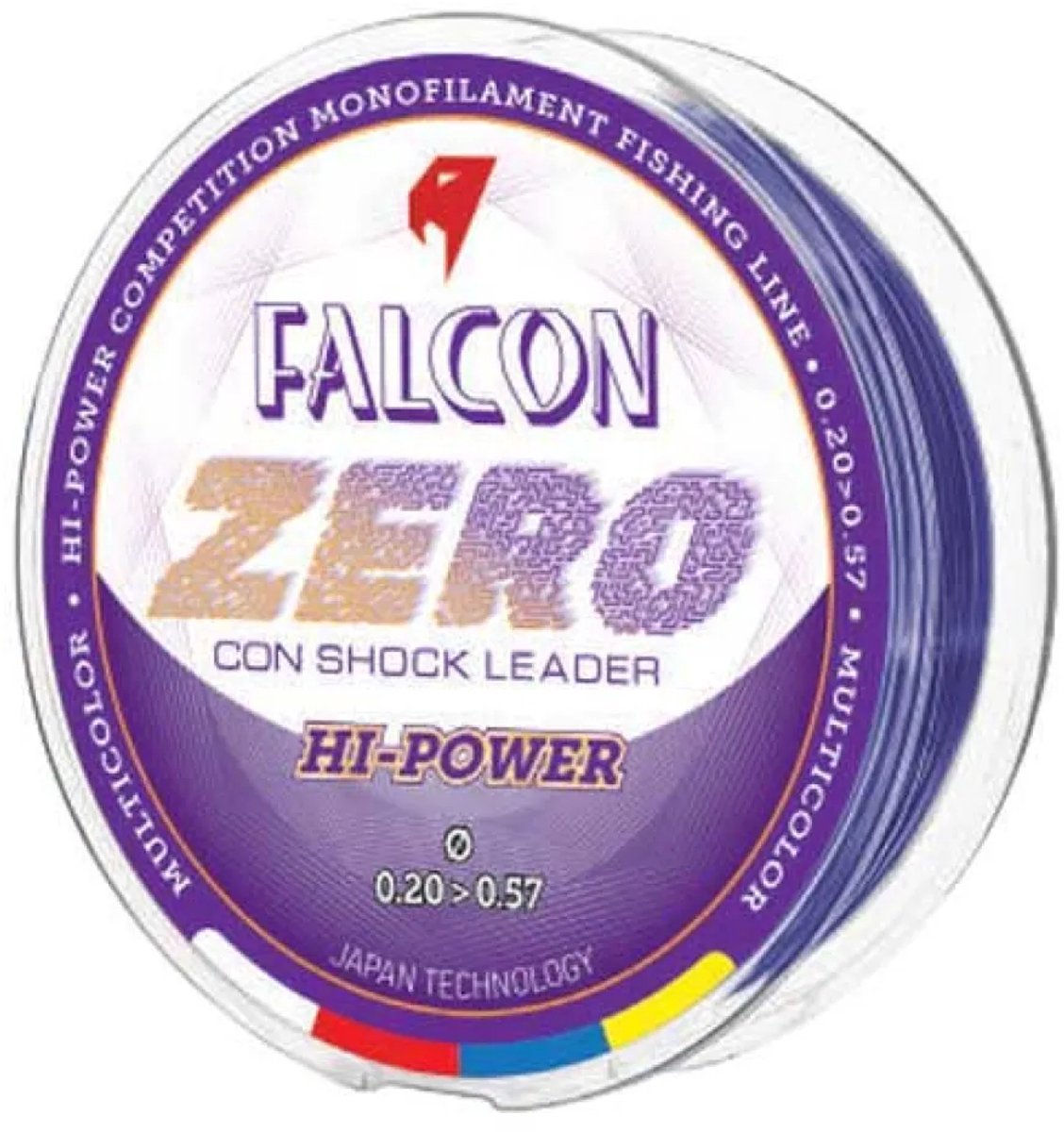 Falcon Zero Taps Toelopende Onderlijn 220 M Transparant 0.160-0.400 mm