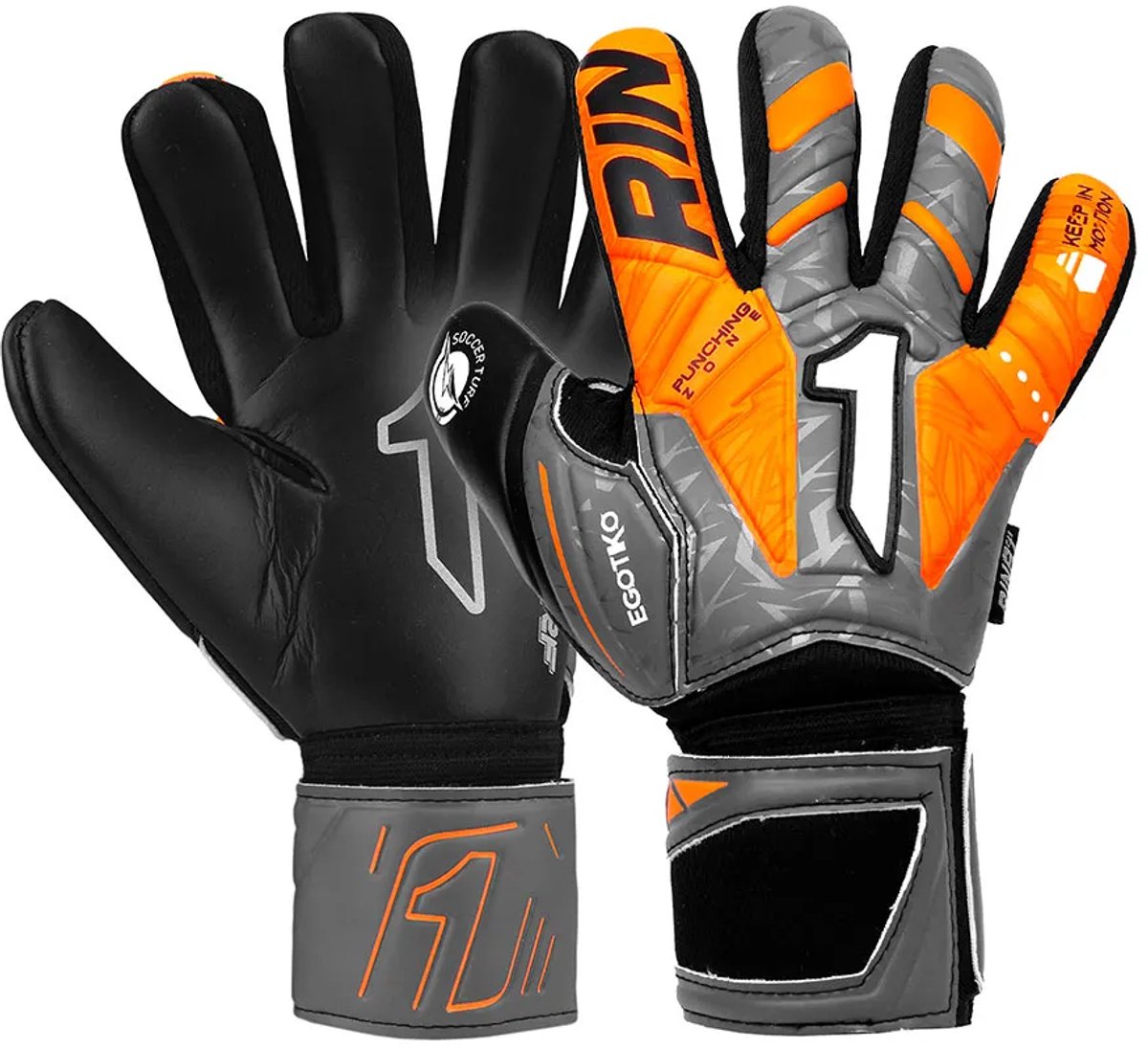 Rinat Egotiko Vengador Turf Keepershandschoenen Grijs 10