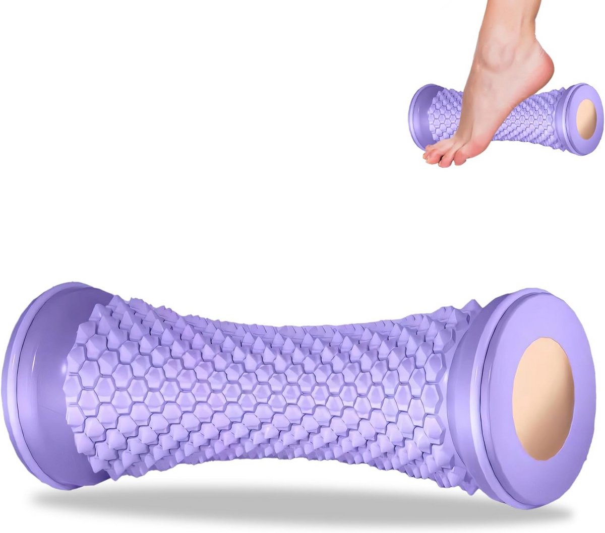 Voetmassagebal TPR draagbaar 8x8x18 cm