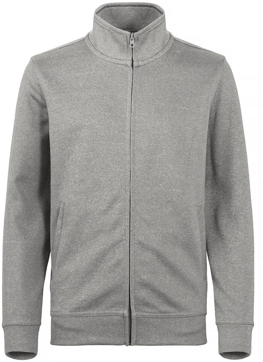 Clique Basic Active Cardigan Junior 021068 - Grijs-melange - 90-100