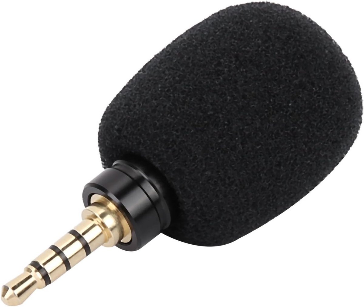 Ruisonderdrukkende Mini-microfoon met 3,5 mm Jackplug voor Mobiele Telefoons en Tablets