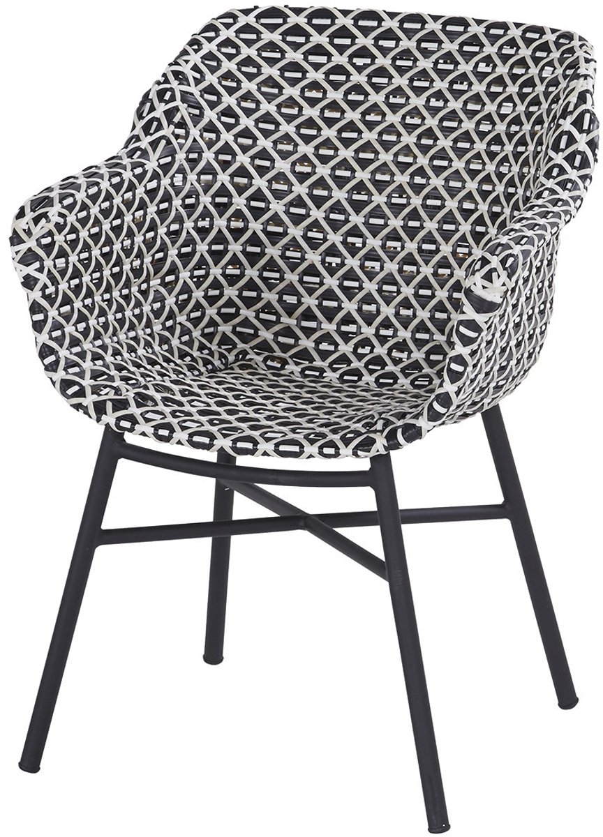 Hartman Delphine dining stoel white - black