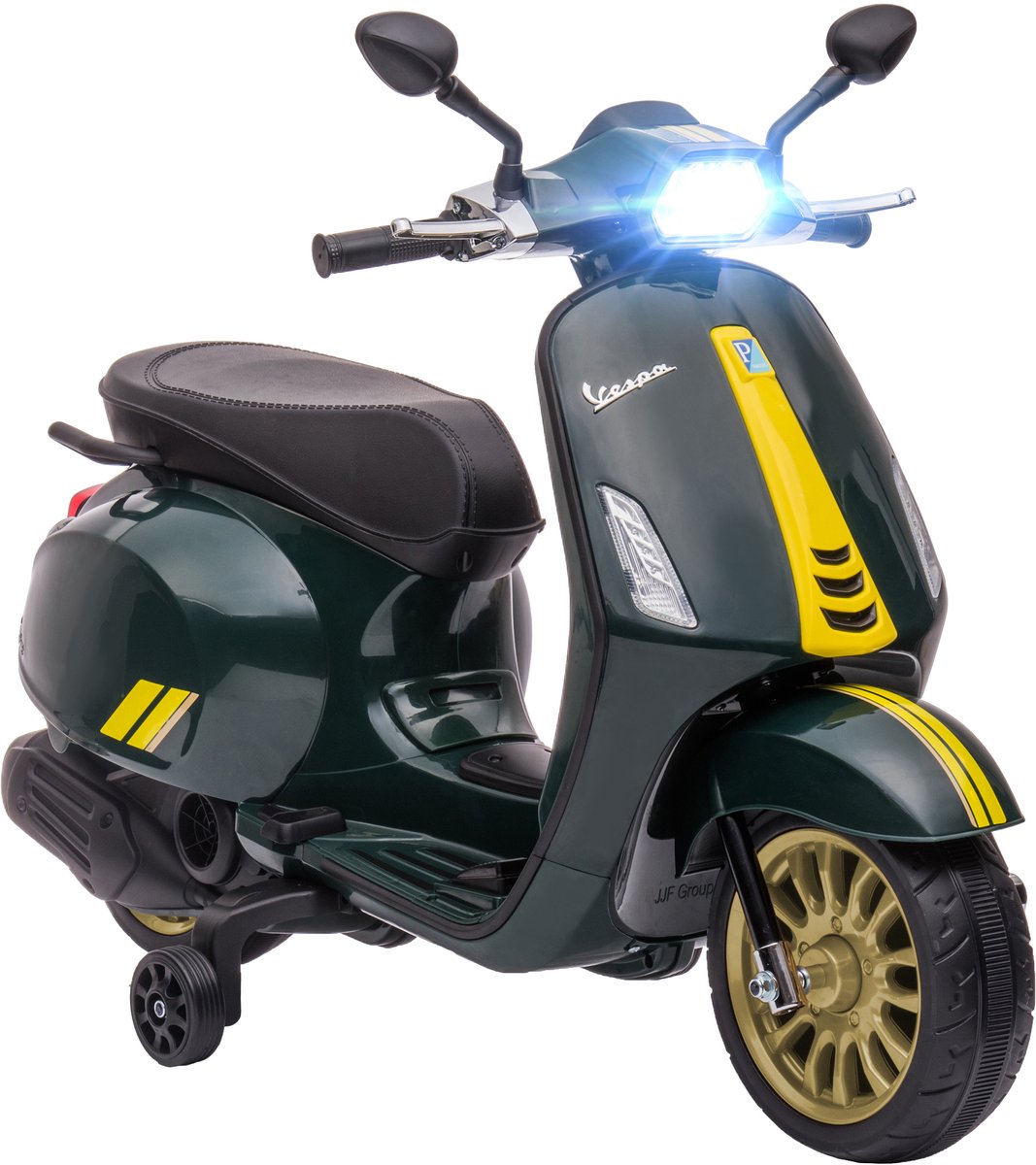 AIYAPLAY - Elektrische rijdende motorfiets - PP - 107x47x73cm - Donkergroen