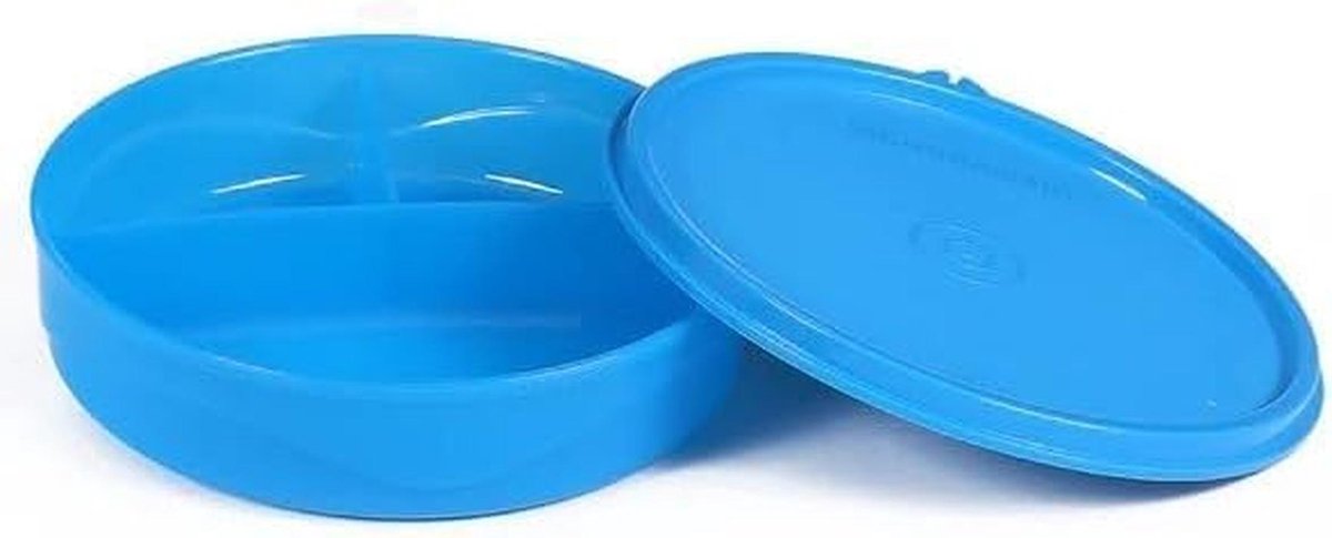 3-delige to-go lunchbox met afscheiding 550 ml broodtrommel