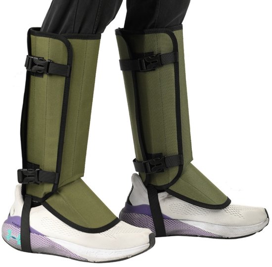 Snake Gaiters - Protège-jambes Anti-Serpent Imperméables - Taille Ajustable - Prévention des Sangsues et des Tiques - Pour la Chasse, la Randonnée, les Travaux Agricoles - Pour Hommes Femmes