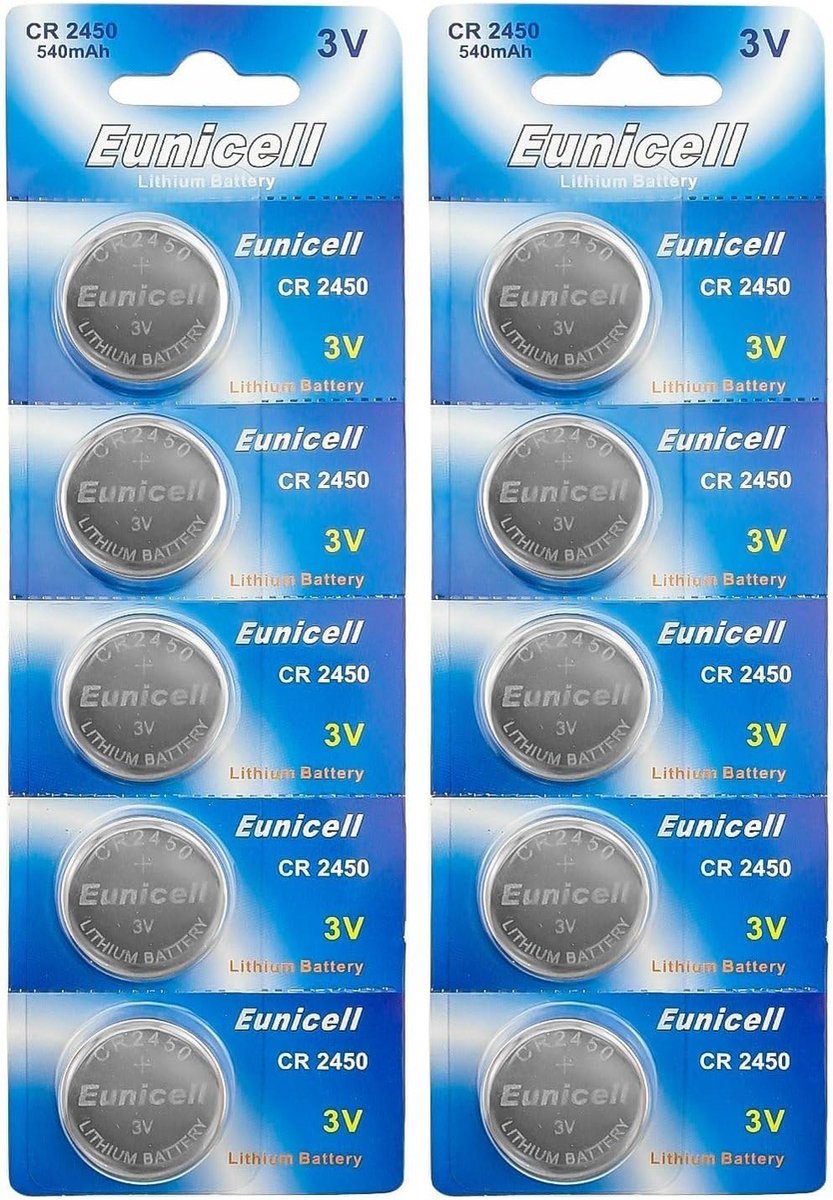 CR2450 Lithium Knopfzelle Batterij - Langdurige Energiebron voor Apparaten