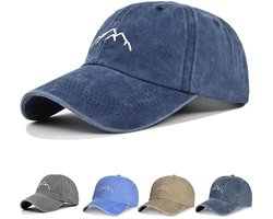 Outdoorhoed - Vintage baseballpet - Verstelbare pet met klep, unisex outdoor sportpet