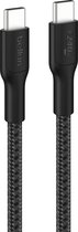 Belkin USB-C naar USB-C gevlochten kabel 240 W – 3 m –zwart