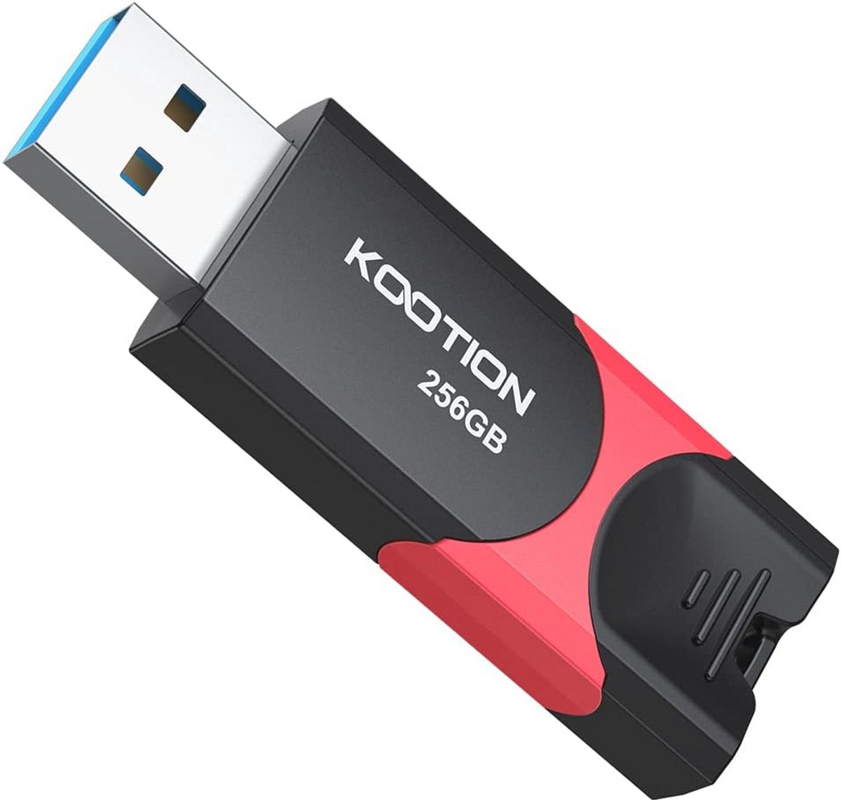 USB-stick 256 GB - Hoge Snelheid 3.0 Flash Drive - Uniek Geheugen in Zwart/Rood