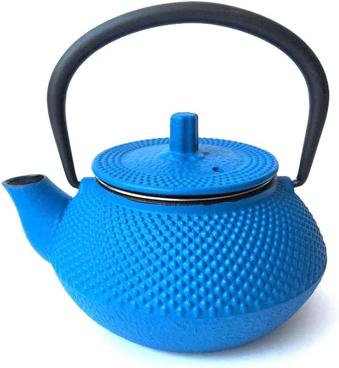 Kleine Gietijzeren Theepot 0.30 Liter - Blauw