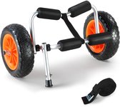 ROOTY Chariot de canoë - Chariot de transport - Remorque - Chariot de kayak - Pliable - Capacité de charge 113kg/ 250Lbs - Pneus 255mm/ 10in