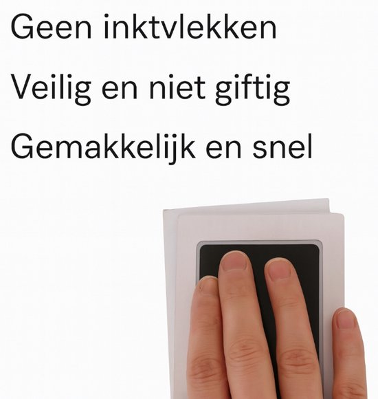 Inktloze poot of neusafdruk printkit - Zwart papier met gouden afdruk -Groot printpad - Herinneringskit Poot of neusafdruk Huisdier - Inktloos, Gouden Afdruk op Zwart - Poot of neusafdruk Hond & Kat van Merkloos — afbeelding 4