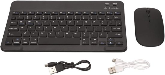 PUSOKEI Draadloos Toetsenbord & Muis Set – 2.4G, Full-Size, Oplaadbaar, Met Cijferblok, Roze, Voor PC En Laptop