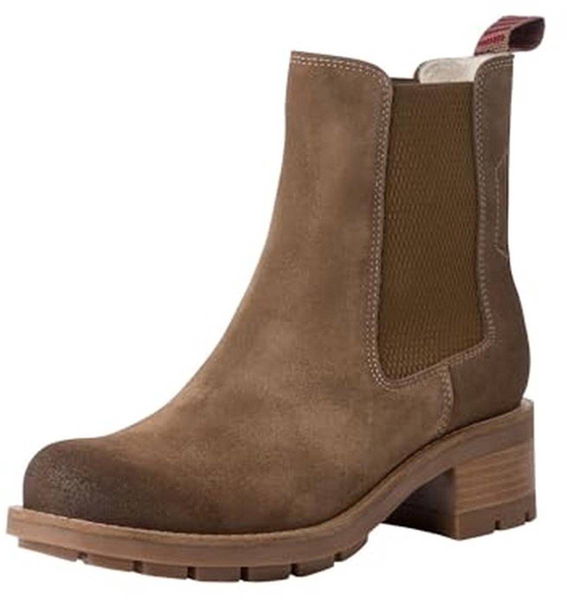 Dames Chelsea Boots met Blokhak voor Comfort en Stijl