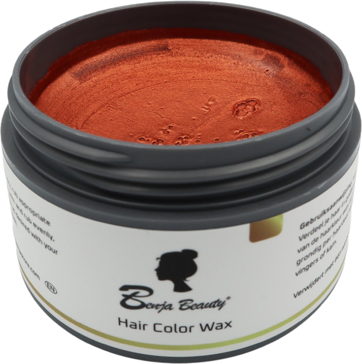 BenjaBeauty Haarwax - Haarkleuring - Haarverf - Carnaval - Halloween - Cosplay - Haarcrème - Bruin