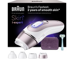 Braun IPL Smart Skin i·expert - IPL ontharingsapparaat - PL7431 - Ontharing Voor Thuis - Met Gratis App - 4 Slimme Koppen