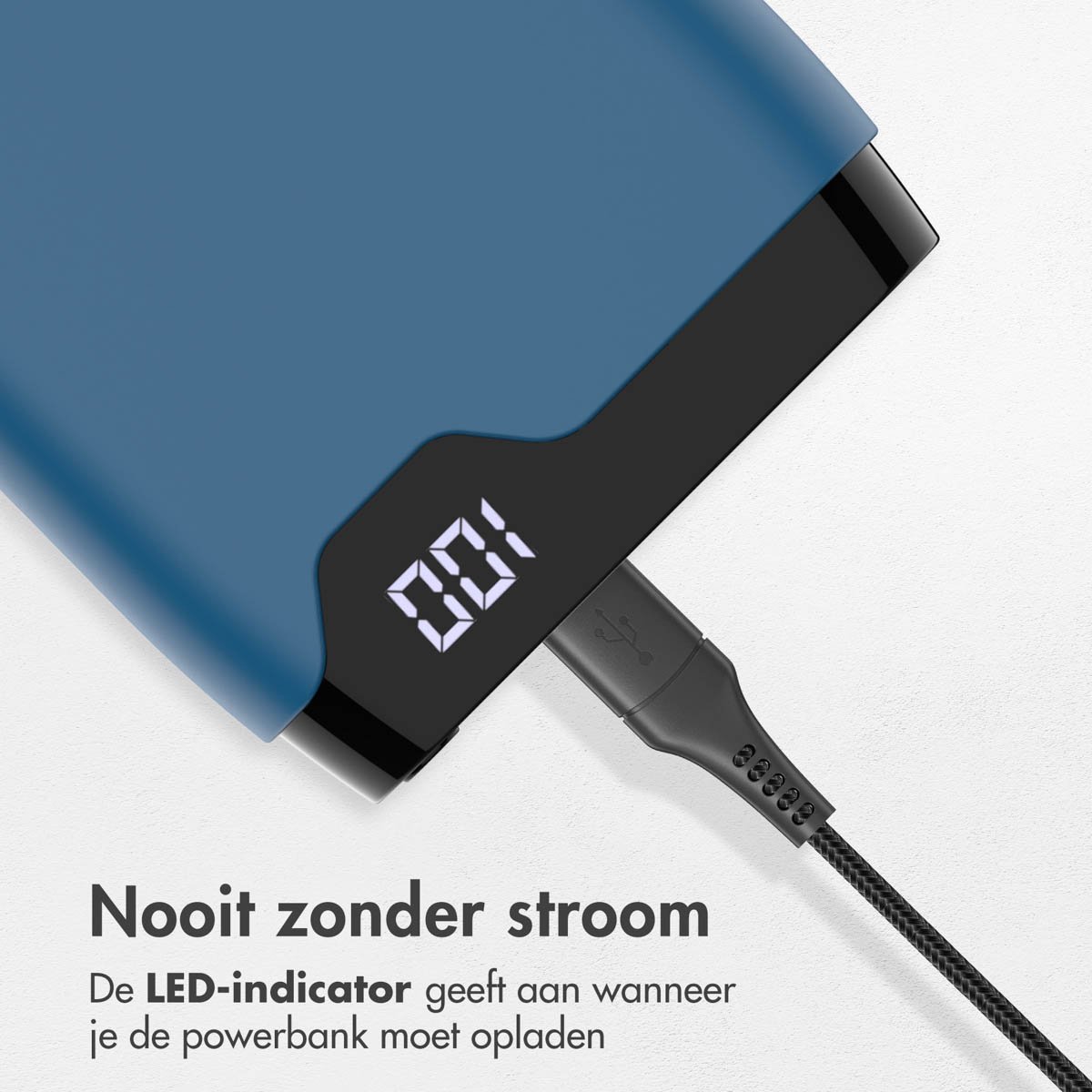 imoshion Powerbank 20000 mAh Snellader Donkerblauw - afbeelding 3