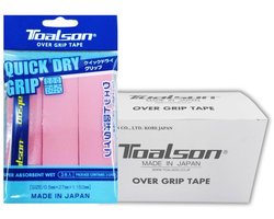 Toalson Quick Dry Overgrip Roze - Tennis Padel - 3 Stuks (10x3 stuks)