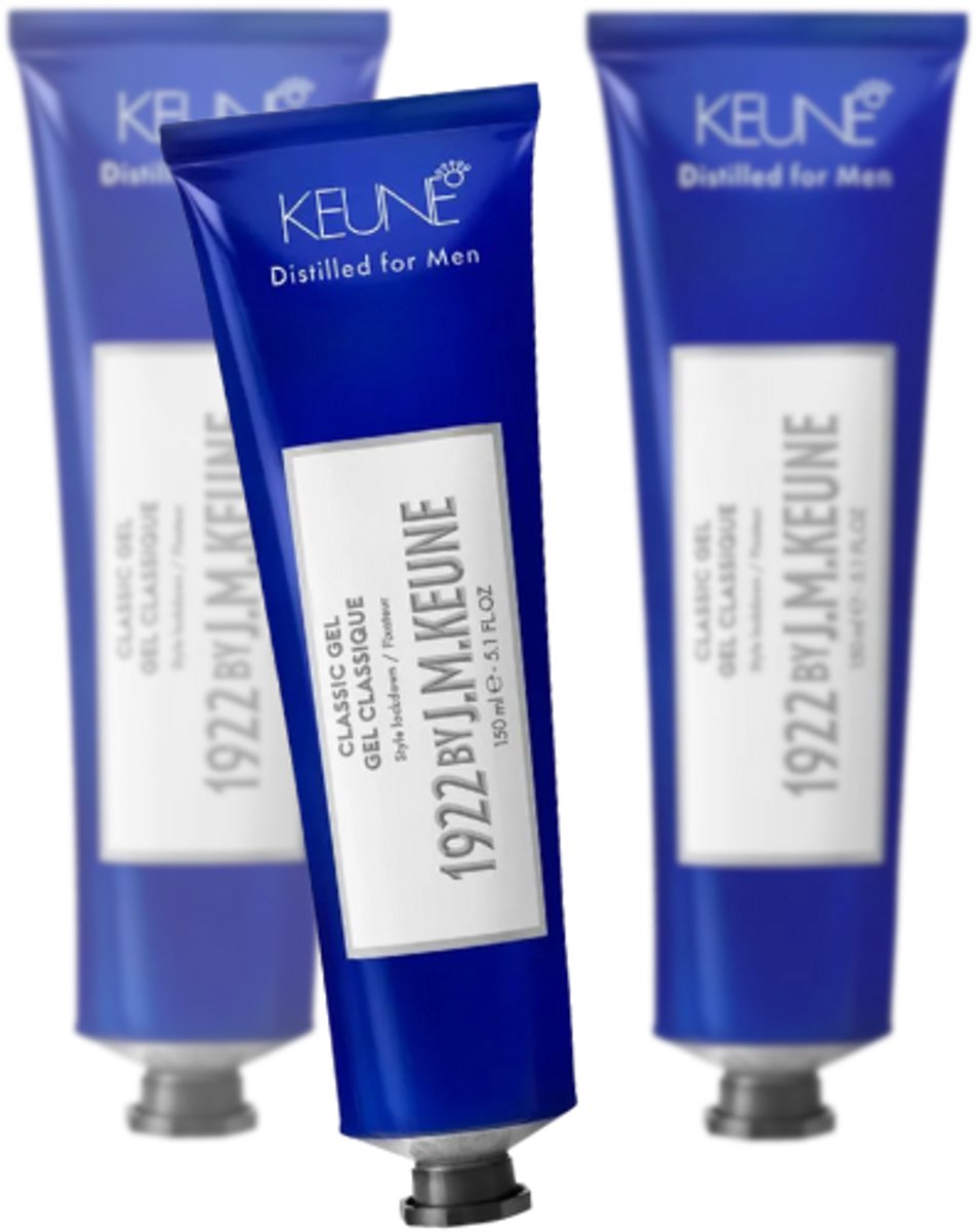 3 STUKS - Keune 1922 Classic Gel 150ml