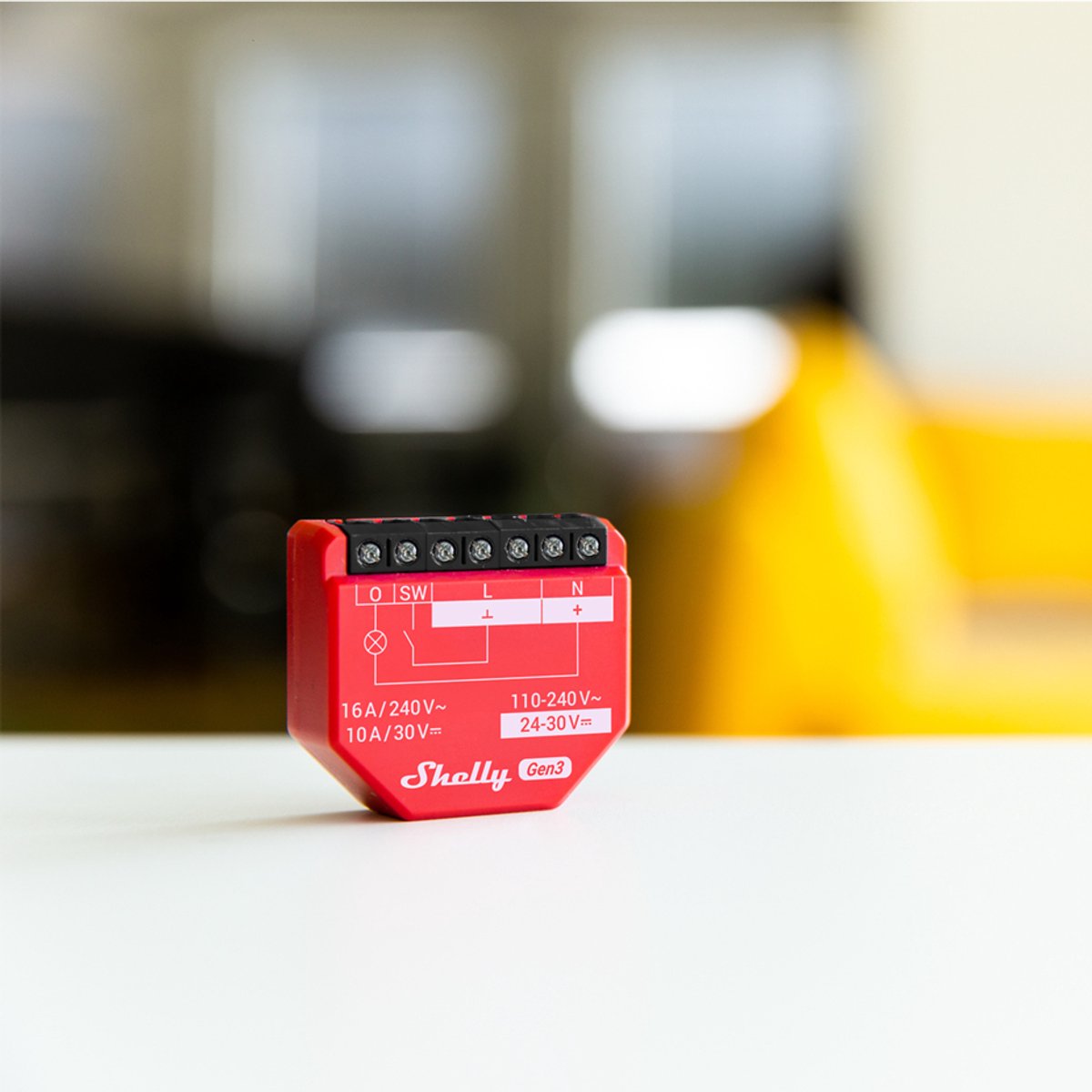 Interrupteur Connecté - SHELLY - 1PM Gen3 - Wi-Fi et Bluetooth - 16A