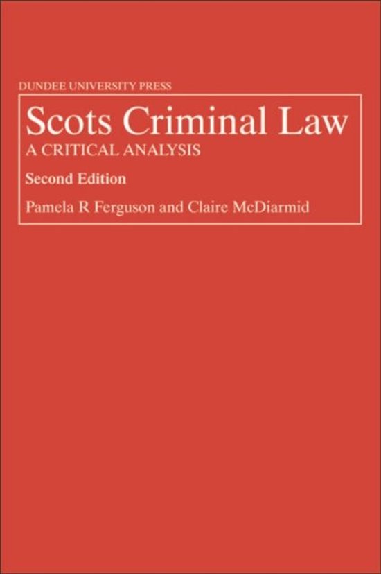 Scots Criminal Law - cover