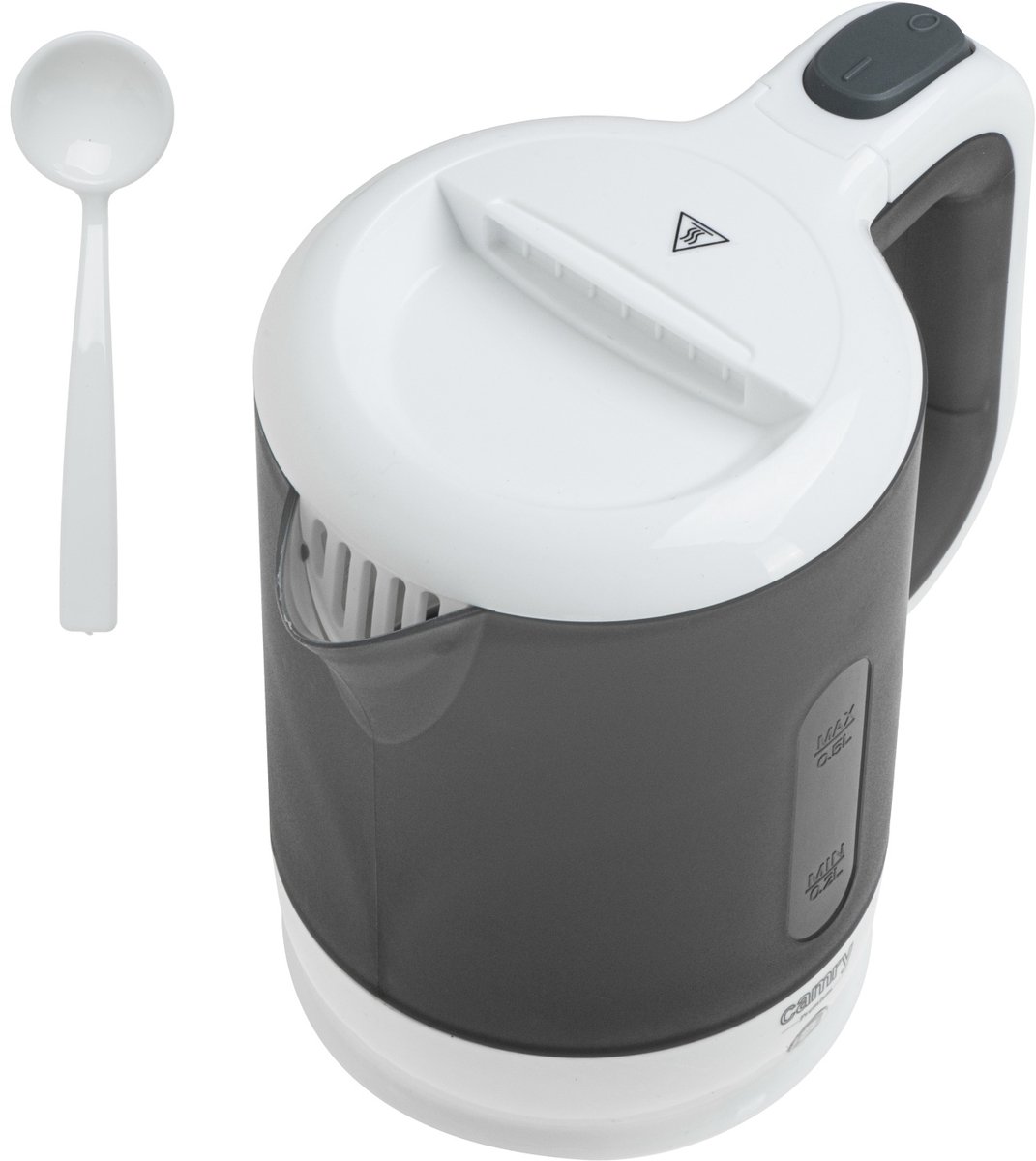 Camry® Reiswaterkoker 500ML - Inclusief 2 Kopjes en Lepel - 900W - Droogkookbeveiliging- Draagbaar - Kleine waterkoker -mini waterkoker - Waterkoker - camping waterkoker — afbeelding 4