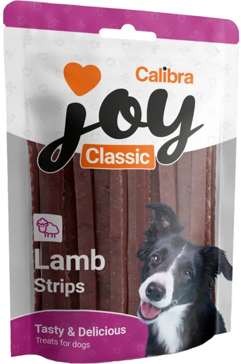 Calibra Joy Dog Classic Lamb Strips - 3 x 80 g