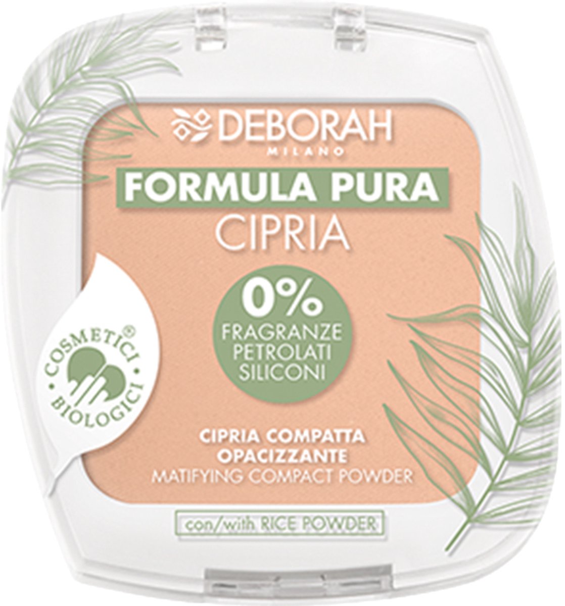 Deborah Milano Formula Pura Gezichtspoeder | Abrikoos 03