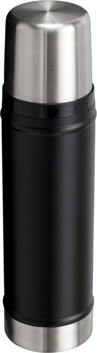 Stanley Classic Legendary Thermosfles 750 ml - Houdt 20 Uur Warm Of Koud - Lekvrij - Vaatwasserbestendig - BPA-Vrij - Voor Koffie, Thee en Meer - Roestvrijstalen Thermoskan - Black 2.0 – foto 3