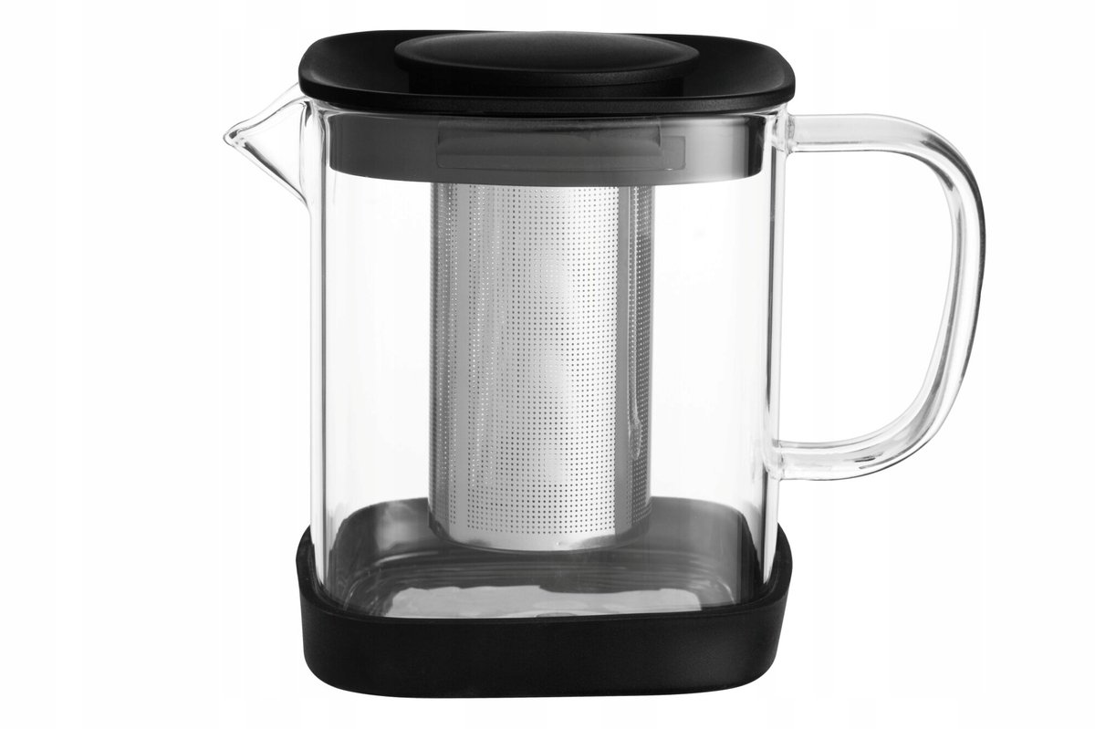 Glazen Theepot met Infuser - 1L - Borosilicaatglas - Stijlvol & Duurzaam